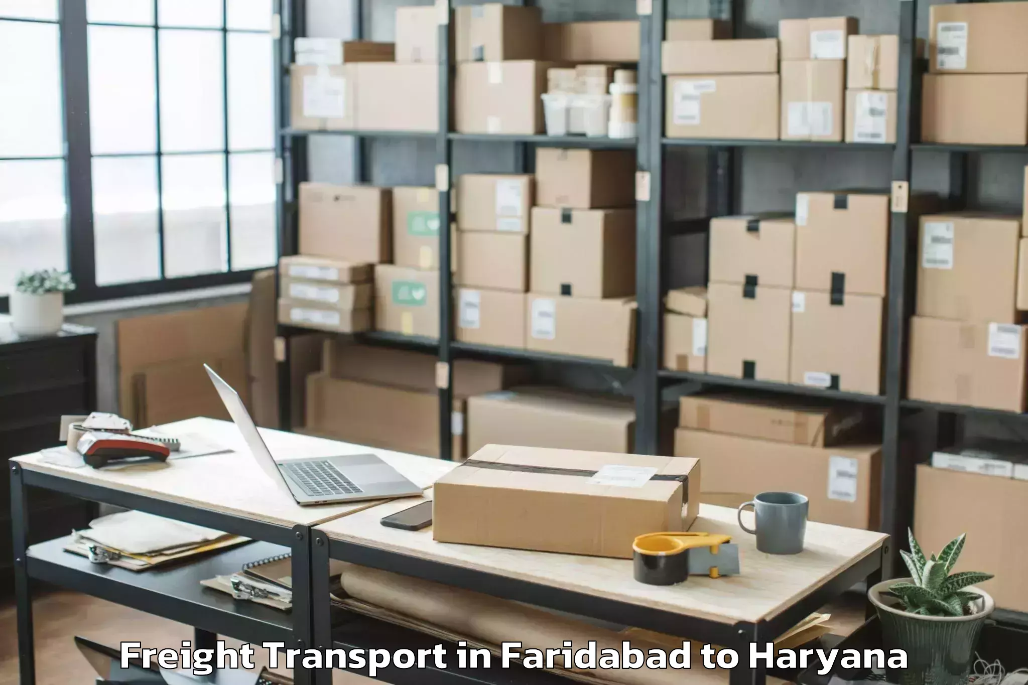 Affordable Faridabad to Kalka Freight Transport